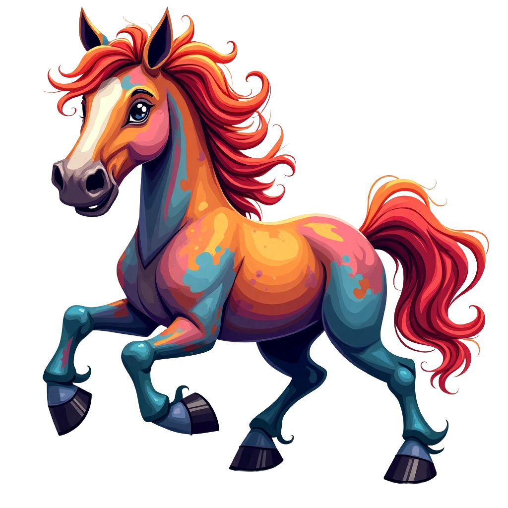 Colorful Horse